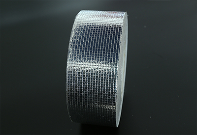 Cinta de fibra de vidrio de lámina plateada, cinta adhesiva, cinta de  aluminio de 65 pies para reparación de metales, conducto de parcheo de